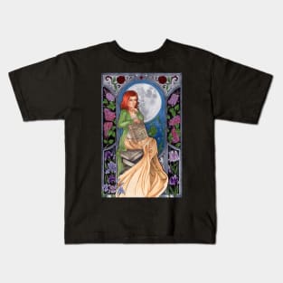 Willow Art Nouveau Kids T-Shirt